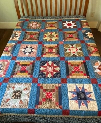 Courthouse Stars quilt for Raffle